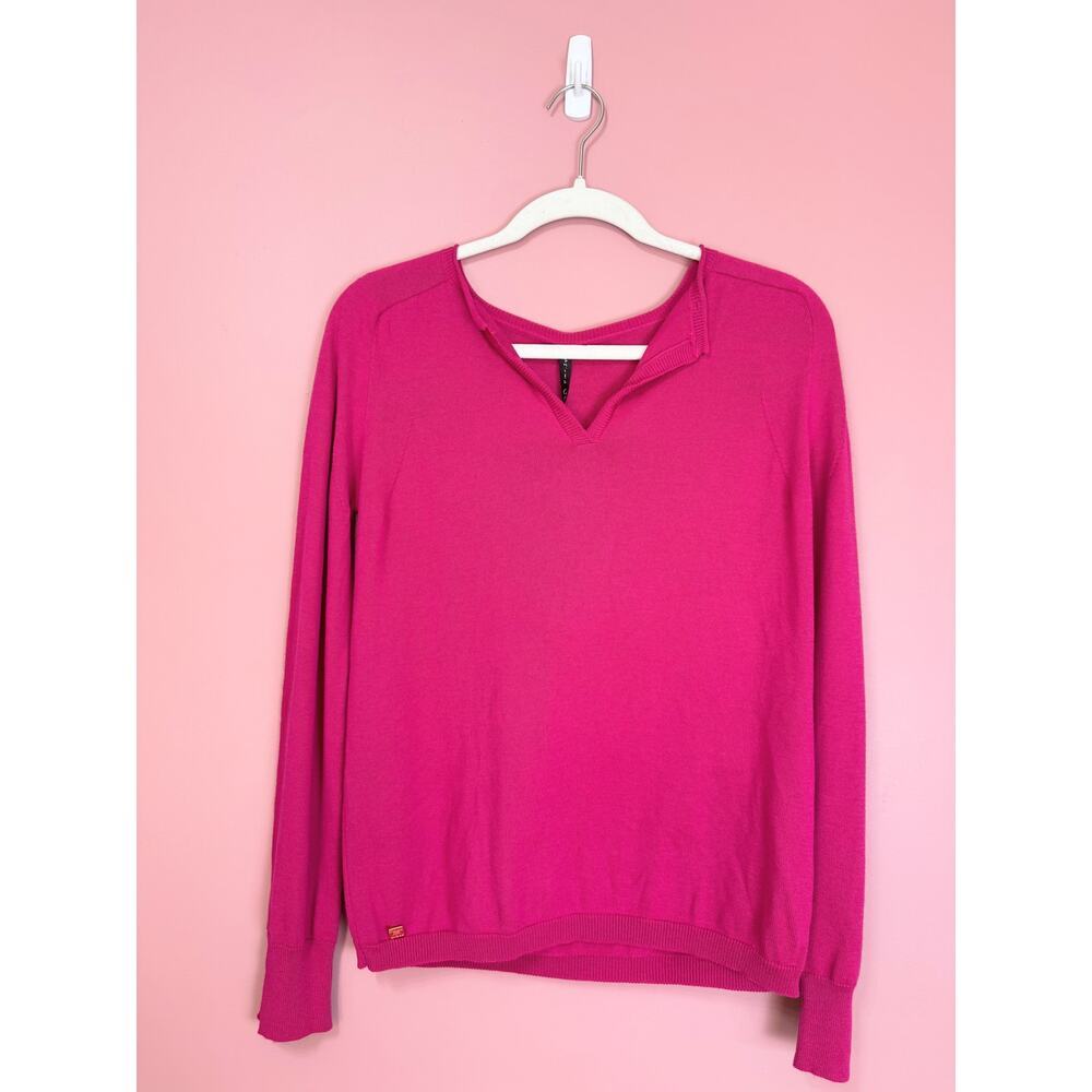 Manila Grace Fuchsia Knit Pullover Size XS